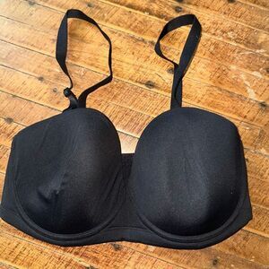 Wacoal retro chic full figure black demi 34DDD sexy bra